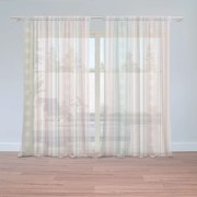 Sablio Záclony Pruhy a bodky: 2ks 150x250cm