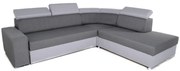 Rohová sedacia súprava Milo, pravá, sivá (gobi 13/16)