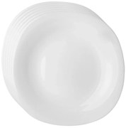 Altom Sada dezertných tanierov z opálového skla White harmony 21,5 cm, 6 ks