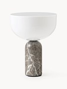 Malá prenosná stolová lampa z mramoru Kizu