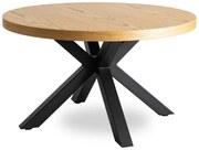 Vintino konferenčný stolík SILVIO dub zlatý/čierny - vintino.sk