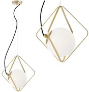 Toolight Toolight, Stropné svietidlo 1xE27 APP1017-1CP, zlatá, OSW-07557