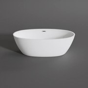 OVAL voľne stojaca vaňa, biela, 155x80x58 cm