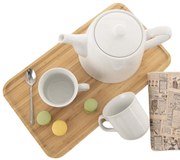 Orion Drevený servírovací podnos - bambusová tácka, 44 x 25 x 2 cm