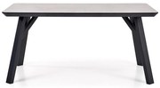 Stôl Halifax 160 Mdf/Oceľ – Beton/Čierna