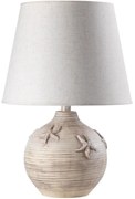 ONLI - Stolná lampa MARINA 1xE27/22W/230V béžová/ biela 60 cm