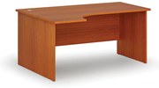 Rohový kancelársky písací stôl PRIMO WOOD, 160x120 cm, ľavý, čerešňa