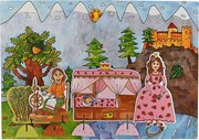 MARIONETINO Bábky a kulisy k rozprávke Šípková Ruženka