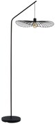 Toolight Toolight, stojaca lampa 183cm, 1xE27, APP1844-1F, čierna, OSW-07065