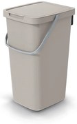 Odpadkový kôš SELECT 25 l svetlo hnedý