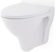 Cersanit MITO RED, závesná WC misa 520x355x375 mm + WC sedátko z polypropylénu, biela, TS501-009