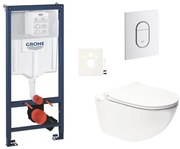 Závesný wc set do ľahkých stien / predstenová montáž Swiss Aqua Technologies Infinitio SIKOGRSIN11ASH0