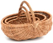 Nákupný kôš prútený Madam V.š. 44 x hl. 29 x v. 15/24(cm)