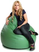 INTERMEDIC SK - Sedací vak Viper 95x110 cm | multifunkčný komfortný vak na sedenie aj ležanie Farba: E09 - Zelená tmavá (ekokoža)