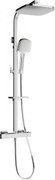 Mexen - CQ33 sprchový set s termostatickou batériou cube, chrómová 772503395-00