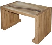 Konferenčný stolík  Arsinoe dub wotan/sklo model:1
