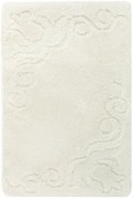 Kúpeľňový koberček Marika krémový, kvety