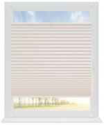 Dekodum Neinvazívna plisovaná roleta krém Šířka (cm): 100