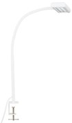 Brilo - LED Flexibilná stolná lampa s klipom TRASNA LED/7,5W/230V biela