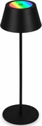 Brilo - LED RGB nabíjateľná dotyková stolná lampa KIKI LED/2,6W/5V IP44 2600 mAh čierna