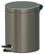 Nášľapný odpadkový kôš, 5 L, nerez matný