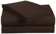 Bavlnená plachta LUX tmavo hnedá 220x240 cm