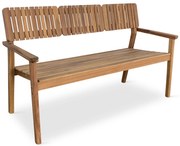 Noela Záhradná drevená lavička LUCY pre 3 osoby