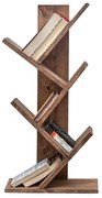 Knižnica Cemo Wooden Walnut