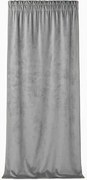 Velúrový záves SOFT VELVET sivý Rozmer: 140x270 cm