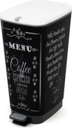 KIS Odpadkový kôš Chic Bin L - Menu na kávu, 50 l