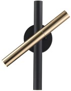 Zuma Line W0461-03N-P7SD - LED Nástenná lampa LOYA 3xLED/5W/230V čierna/mosadz