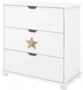 Komoda STAR s 3 zásuvkami - VIAC FARIEB