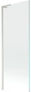 Mexen Next L, 1-krídlová vaňová zástena 70 x 150 cm, transparent, 6mm číre sklo, profil brúsená oceľ, 895-070-000-03-00-97