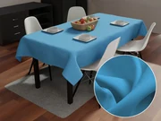 Biante Dekoračný obdĺžnikový obrus Rongo RG-065 Svetlo modrý 50x100 cm