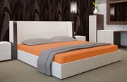 Dekorstudio Prestieradlo Jersey s gumičkou oranžové PRZJ9 Rozmer plachty: 90x200cm
