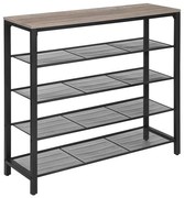 Botník DAVOR sivá/čierna