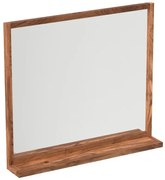 furniture-nabytek.cz - Masívne zrkadlo Sydney z akáciového dreva, lakované, hnedé – 93×15×75 cm