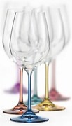 Crystalex Poháre na víno VIOLA Spectrum 350 ml, 6 ks