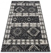 Koberec MUNDO D0651 etnický outdoor béžový / čierny