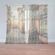 Sablio Záclony Mestská ulica: 2ks 150x250cm