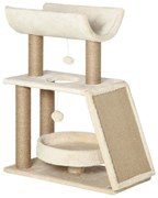 Škrabadlo pre mačky, béžové