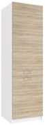 Vysoká kuchynská skrinka Belini pre vstavanú chladničku 60 cm dub sonoma  TOR SSL60/1/WT/DS/0/F