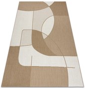 Koberec SIZAL FLAT 48982265 geometrický, béžový / naturálny