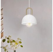 Eglo 99695 - Luster na lanku CALMANERA 1xE27/40W/230V biela EG99695