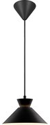 Nordlux - Luster na lanku DIAL 1xE27/40W/230V čierna