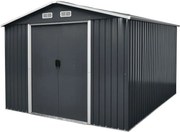 Záhradný domček Strend Pro 301x303x214 cm, plech, antracit