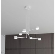 EMIBIG Luster na lanku MODUS 6xGX53/10W/230V biela EB0166