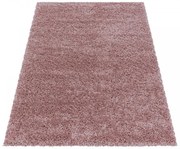 Koberec shaggy Sydney ružový
