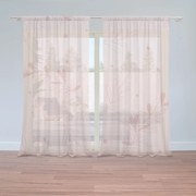 Sablio Záclony Ružové lístky: 2ks 150x250cm