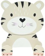 Hatu Detský háčik Tiger, 14 x 17 x 4,5 cm, MDF